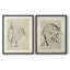"Croquis rétro II", 2 pièces-286848335-286848330