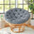 Indoor Textured Papasan Seat Cushion-1508431816-1508431819
