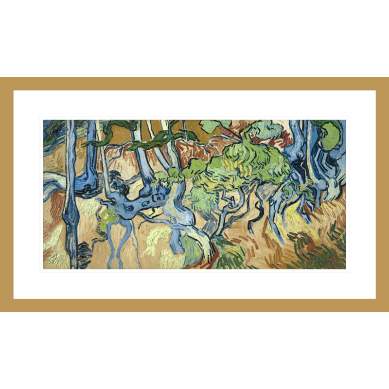 Arbre-racines par Vincent van Gogh, H 17,86 po x l 29,5 po