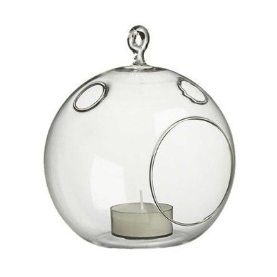 Glass Tabletop Tealight Holder