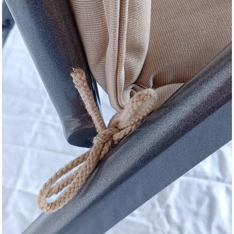 Frisco Folding Chair, York New Classic Seat Cushion, Sand