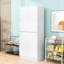 Armoire de cuisine avec 8 tablettes de porte, 3 tablettes réglables et un tiroir caché-84166317