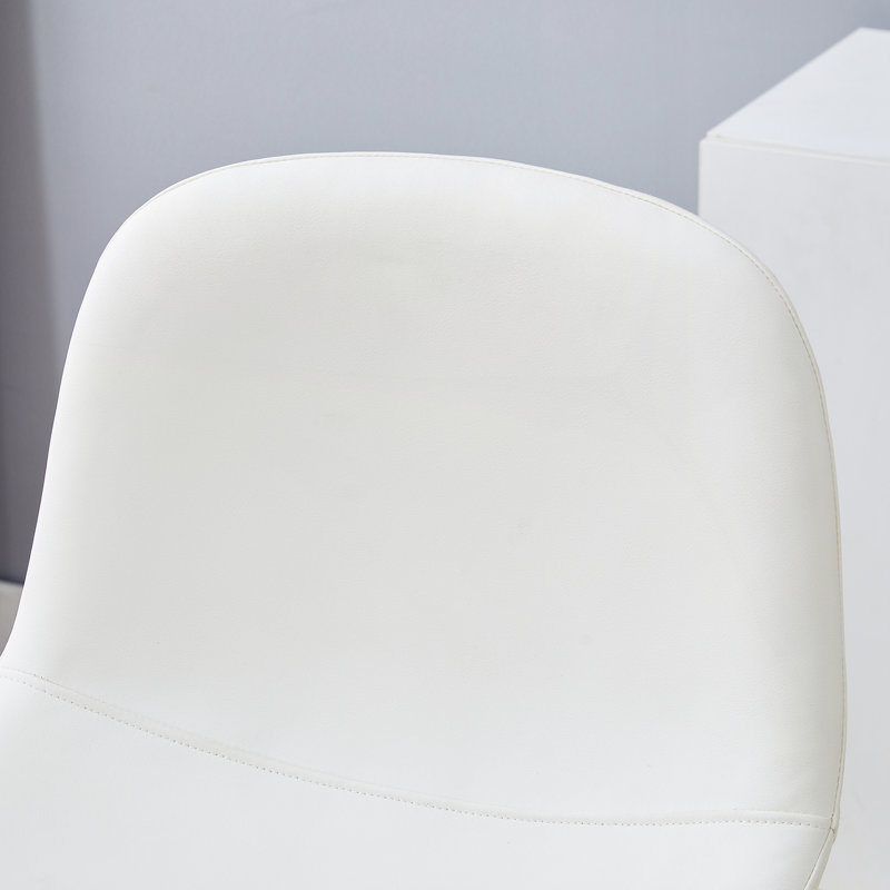 Stylish PU Bar Chair Set - Thoughtful Design For Versatile Use, White