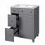 Charmant meuble-lavabo avec rangement pratique et design élégant-34628660