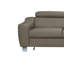 Aribel Faux Leather Corner Sofa with Sleeping Function and Storage Box with Adjustable Headrests -747011859-747011857
