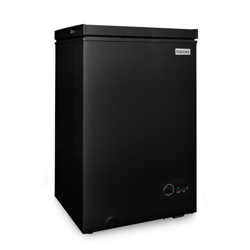 Igloo 3,5 cu. Pi. Commode congélateur, noir