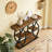 4-Tier Sofa Table Entryway Table with Storage Shelves