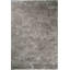 Handloom Cashmere Blend High Pile Area Rug in Silver-404832546