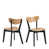 Black/Oak