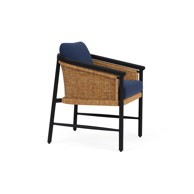 Galloway Outdoor Dining Armchair, Beach Navy