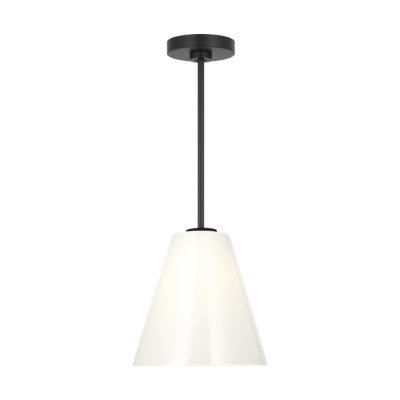 Hayden Dimmable Glass Cone Single Pendant Light