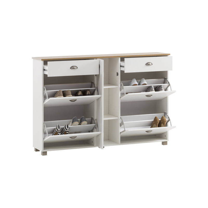 16 Pair Shoe Storage Cabinet
