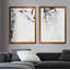 «Fire and Ice I» par Vincent Van Gogh, ensemble de 2 reproductions d'art encadrées-206899401-206917977-206899397