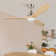 52" 3-Blade Smart LED Ceiling Fan with Dimmable Light and Remote Control