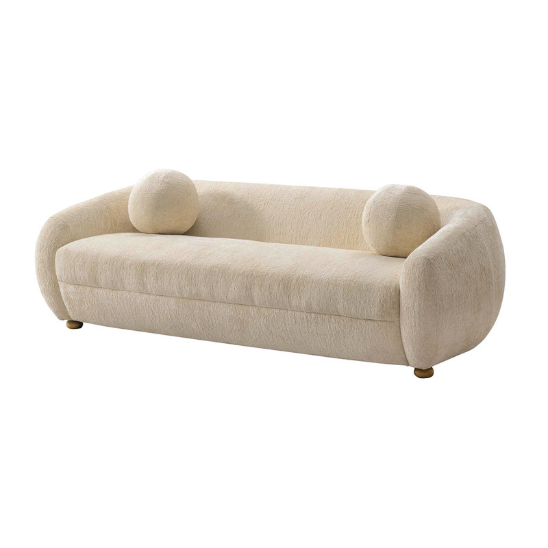 Canapé Tribeca, Chenille Tedric crème
