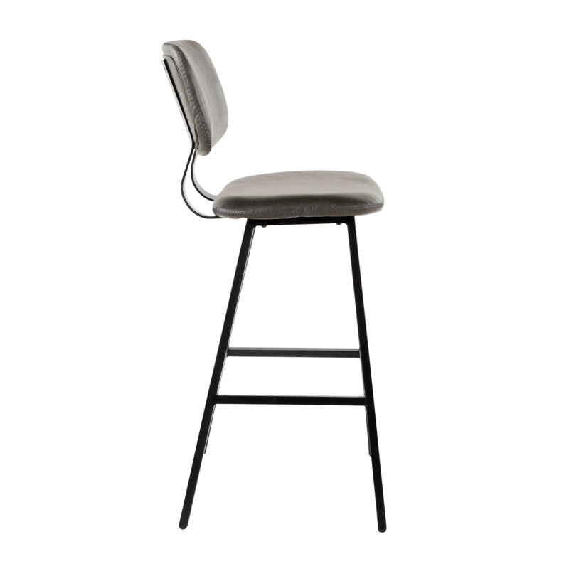 Foundry Contemporary Barstool - Set Of 2, Gris