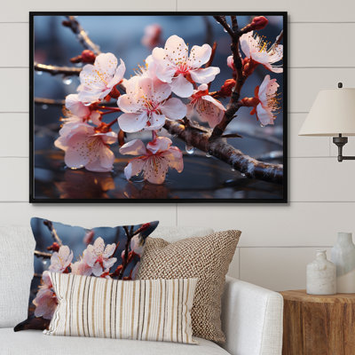 «Winter Blossoms I», reproduction d'art sur toile
