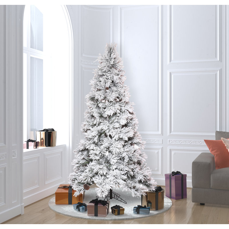 Atka Artificial Pine Christmas Tree, 6.5' H x 42" W