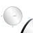 Van Buren Brushed Black Round Mirror-240727475