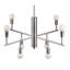 Lustre linéaire 8 lumières spoutnik modern Posey-30520879