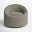 Hughes Upholstered Swivel Barrel Chair-424539191