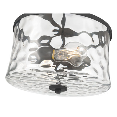 Plafonnier semi-encastré 2 lumières Clarvyn