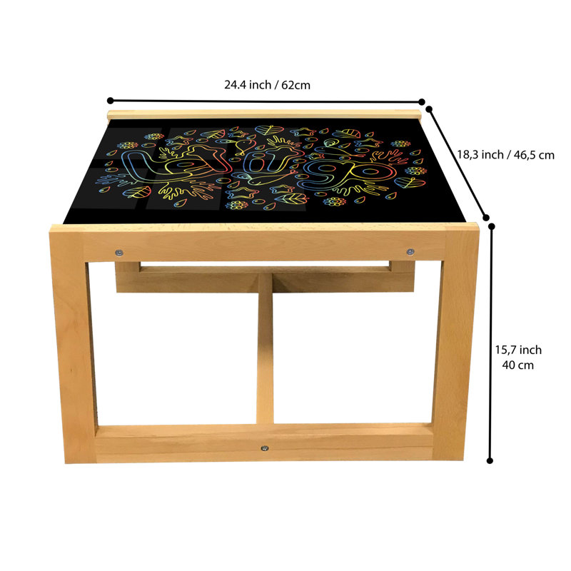 Jamalachi Sled Coffee Table, 62cm H x 46cm W x 40cm D