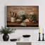 «Gather Part Nourish Rustic Kitchen Still Life», photos de salle à manger, impression sur toile encadrée-131636061-131636062