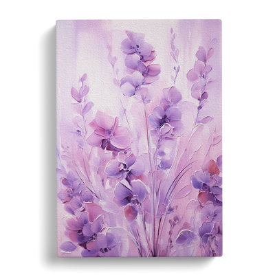 Lavender Flower Abstract Art No.3 - No Frame Print