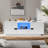 Modern High Glossy Rectangle Coffee Table With 2 Cabinets, One Drawer, 16 Colour Led Lights And A Open Shelf-1713154640