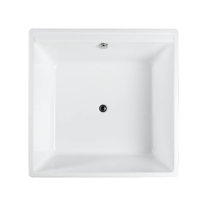 Toulouse 47.2'' x 47.2'' Soaking Acrylic Bathtub