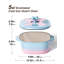 Cocotte en fonte émaillée Stackbear 5 pintes avec couvercle - poignées doubles - allant au four jusqu'à 500 ° F ou sur une cuisinière - utiliser pour mariner, cuire, cuire, réfrigérer et servir-134083115
