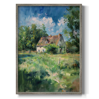 «LANDSCAPES Series XCVII», reproduction encadrée - bois massif