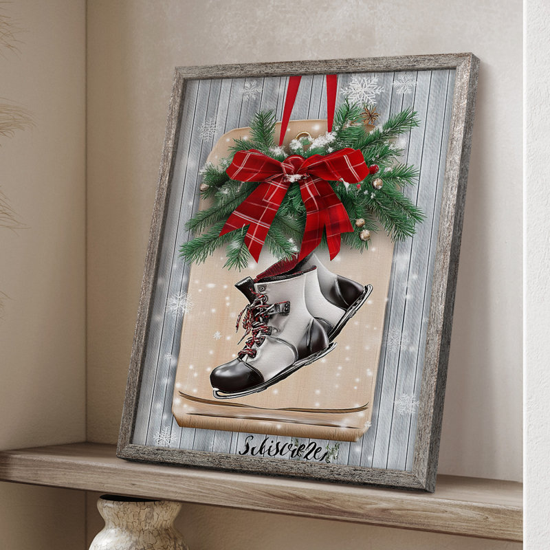 «Christmas Holiday Art», reproduction encadrée XLV, H 11 po x l 9 po