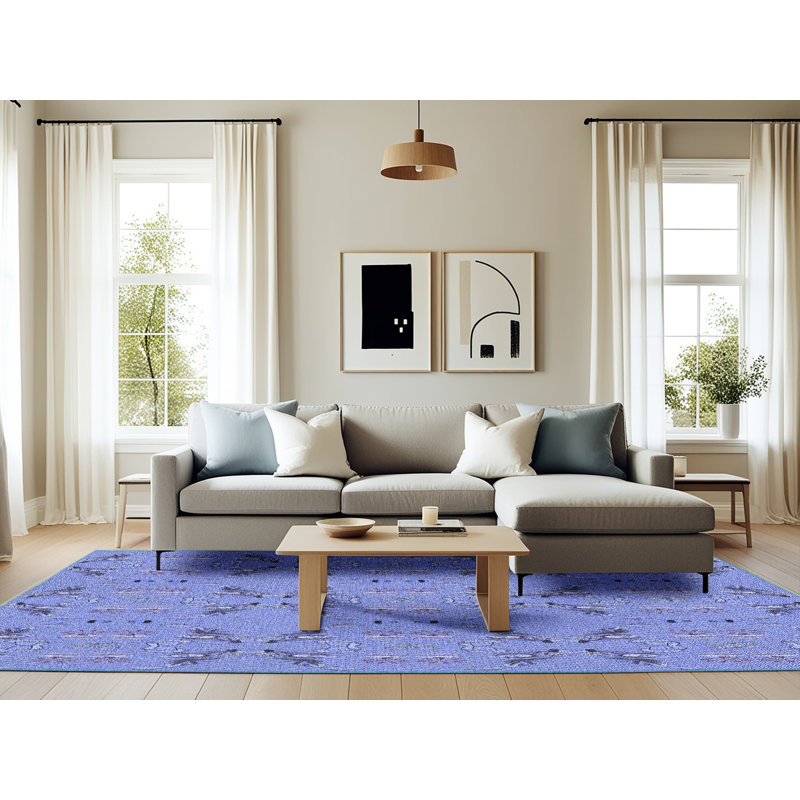 Performance Wool Indoor Rug, Rectangle 6' x 9'