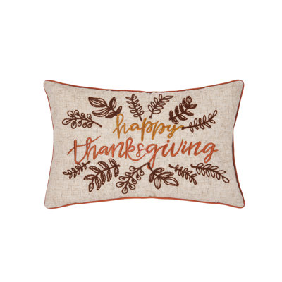 Happy Thanksgiving Accent Throw Pillow