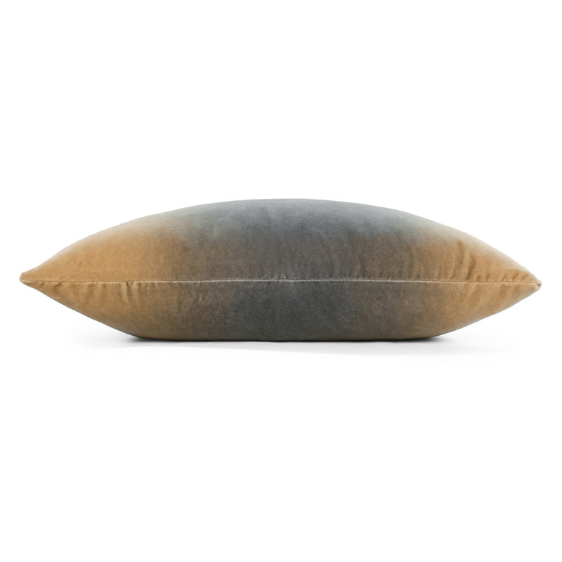 Matte Velvet Pillow Cover & Insert, Maize, Rectangle 14"H x 20"W