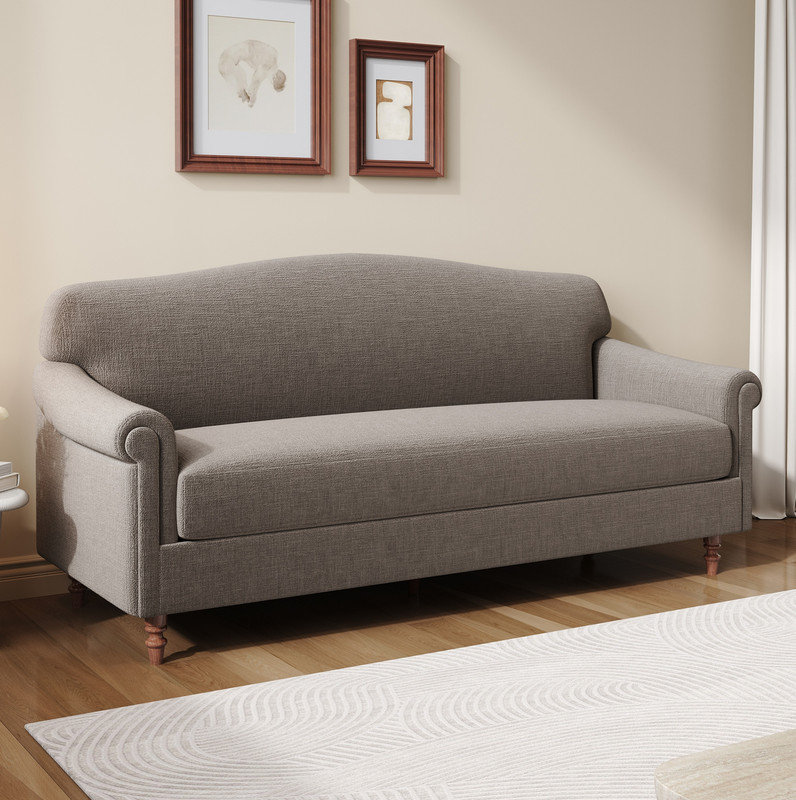 Causeuse 2 places Modern, Brun