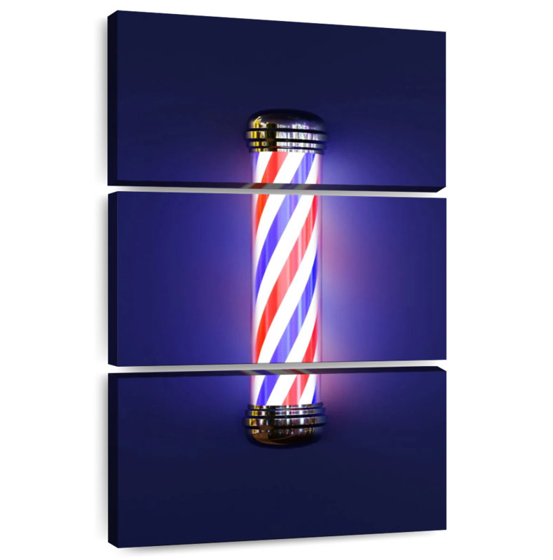 Shuttleworth Hair Barber Pole, 32" H x 20" W