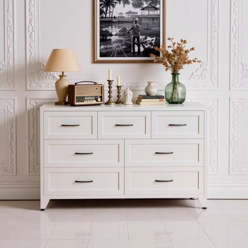 long low dresser bedroom ARTLESS THN XL 6 Drawer Dresser