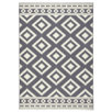 teppich in grau/creme