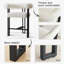 Tabouret de comptoir rembourré Snotra Boucle