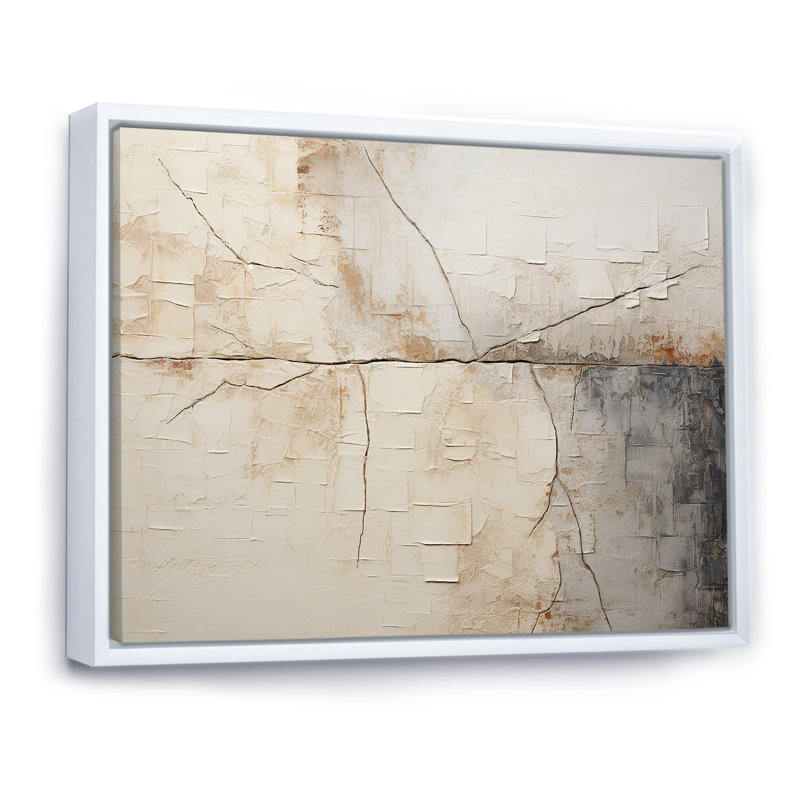 «Simplicity Winter Dream II», reproduction sur toile, H 30 po x l 40 po x P 1,5 po, Cadre flottant blanc