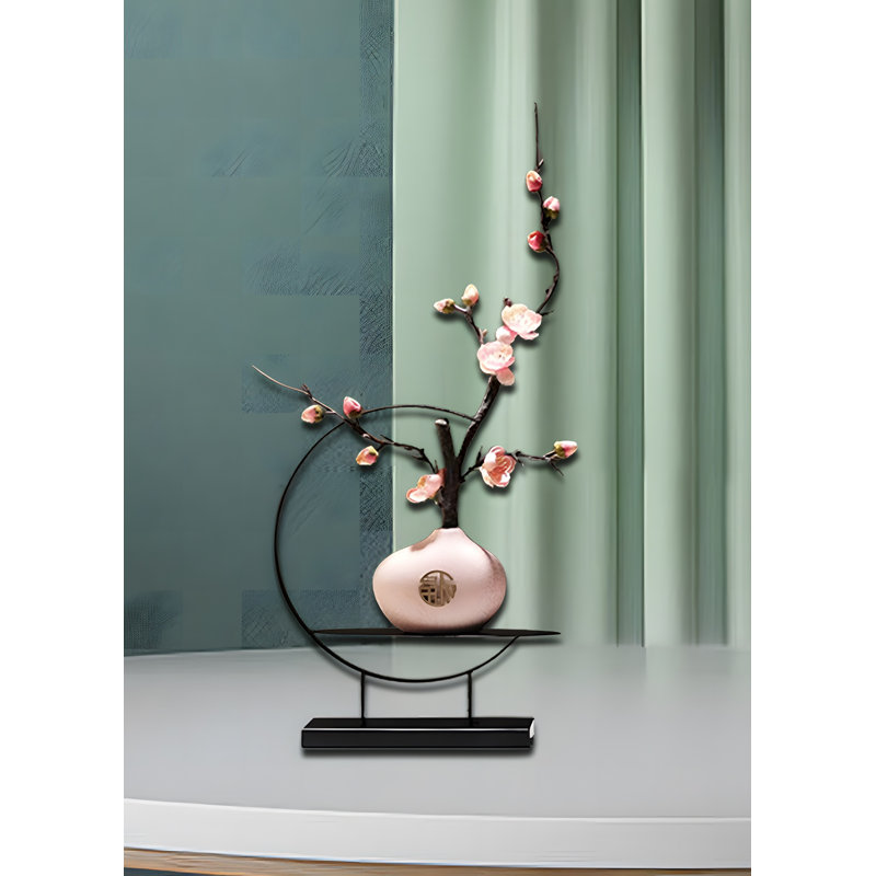 Décoration de bouteille de fleur de prunier