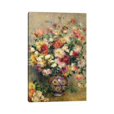 " Dahlias " by Pierre-Auguste Renoir Painting Print