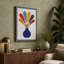 Geometric Vase Burst Mid-Century - Wrapped Canvas-1773894866-1773894878