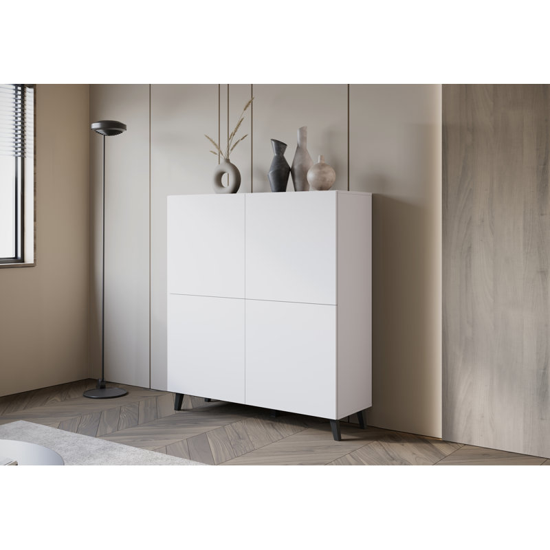 Highboard Accent Chest, White