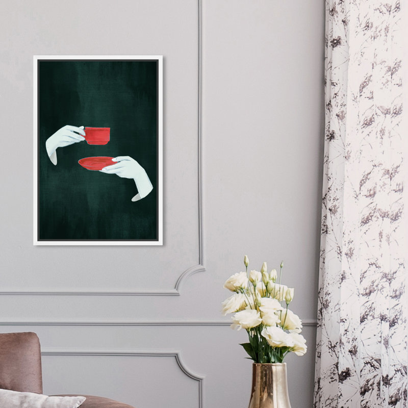 " Some Tea Or Coffee " by Oliver Gal Painting Print