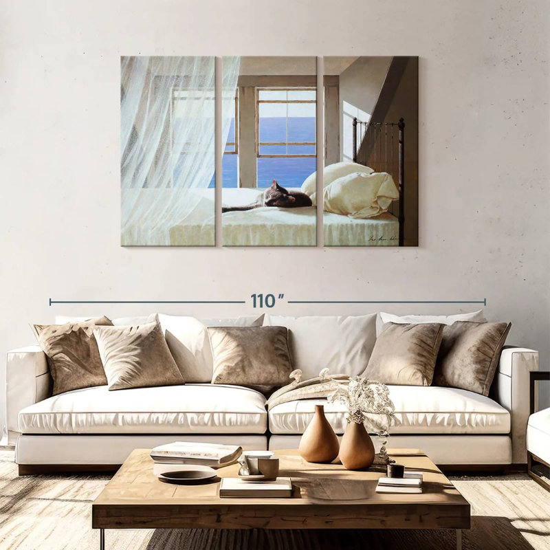 Brampt Nap Time, 48" H x 74" W