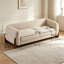 Canapé 82 pouces Boucle Sherpa - amande-133877268